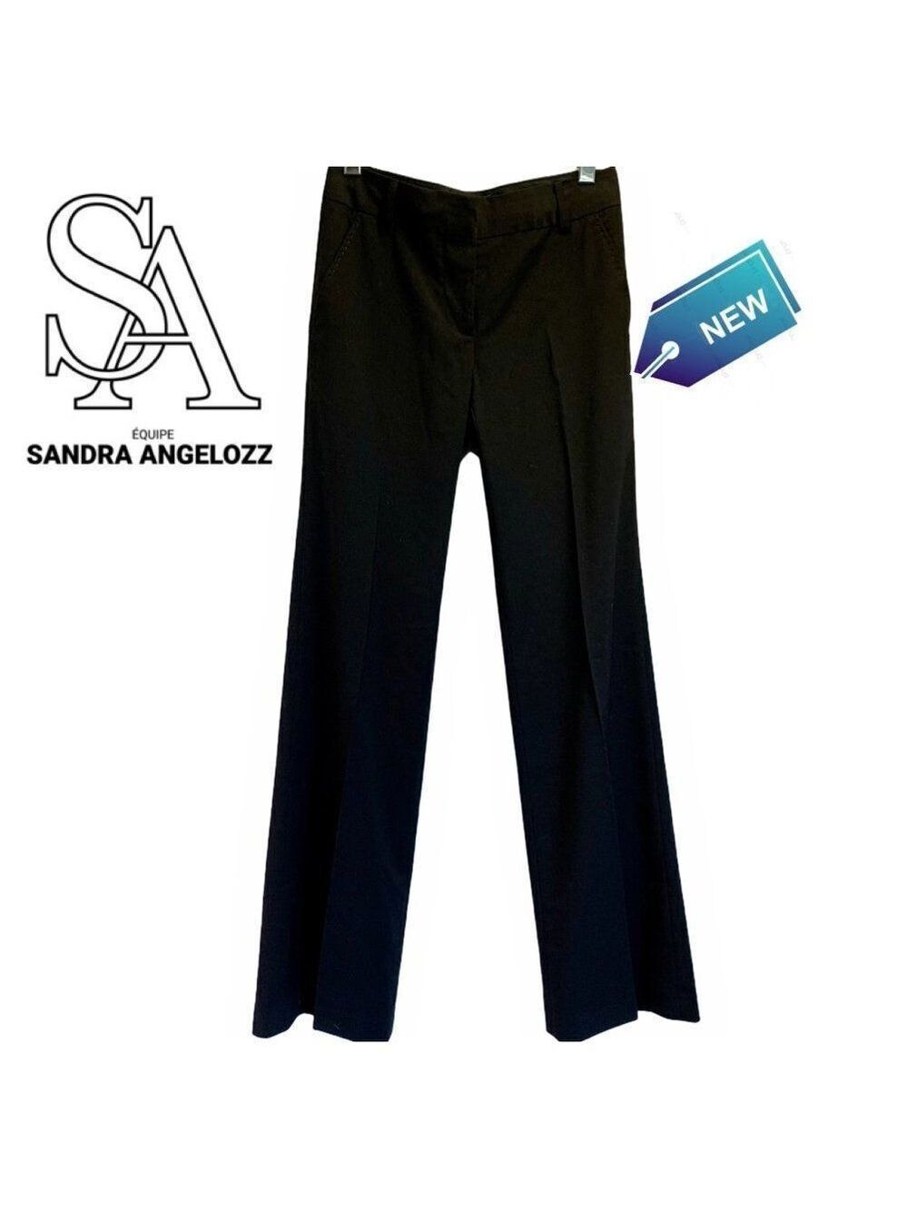 Sandra Angelozzi NWT Black Dress Pants Sz 32